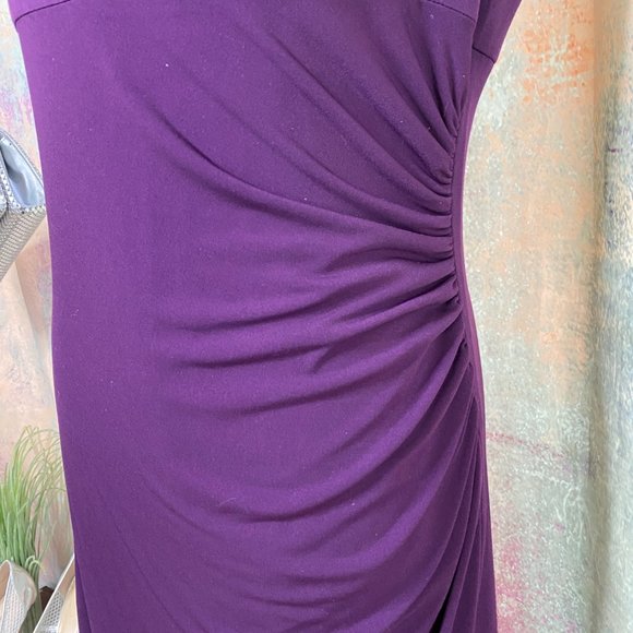 πEliza J Semi Formal soft flowing Cocktail Dress with Rhinestone Accents - Picture 6 of 16